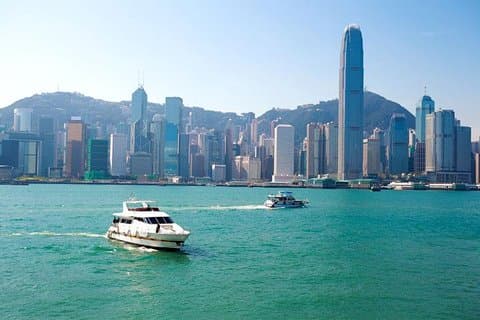 Excursão a partir do aeroporto - Classic Hong Kong com passeio de bonde e cruzeiro com jantar