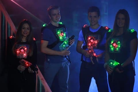 Jogo de Laser em Praga