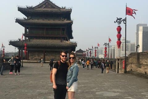 4 Timers Xian Tour of City Wall og Big Wild Goose Pagoda