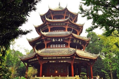 Passeio pela cidade de Chengdu ao palácio Qingyang, Templo Wuhou e Rua Jinli