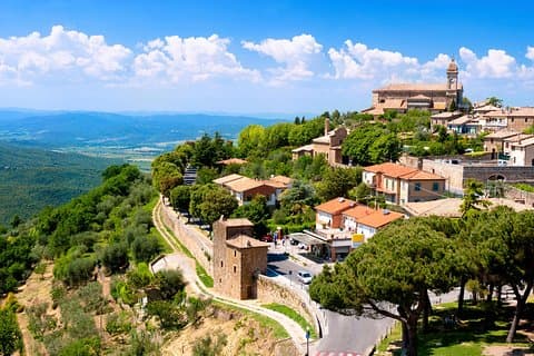 Montalcino und Pienza Toskana Wine & Cheese ShoreExcursion von Civitavecchia Port