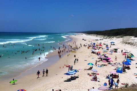 Stradbroke Island 4WD Dagstur fra Brisbane