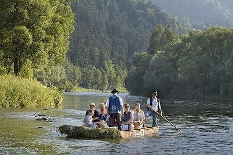 Dunajec River Gorge från Krakow