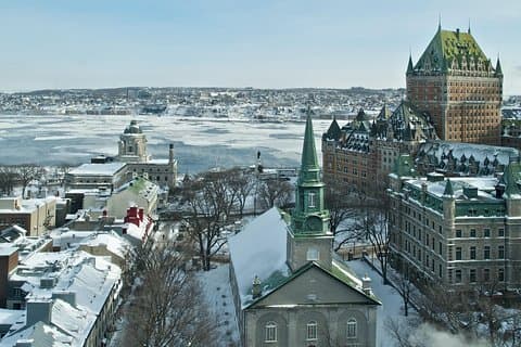 Magia navideña en el viejo Quebec