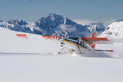 Highlights del ghiacciaio di 45 minuti Ski Plane Tour da Mount Cook