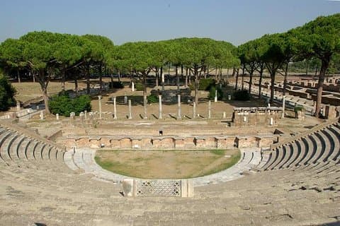 Udflugter Civitavecchia til gamle ruiner af Ostia