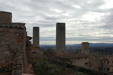 Livorno Shore Udflugt til San Gimignano & Siena