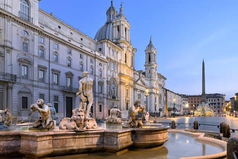 Visite à pied de 3 heures à Rome en soirée - Piazzas et monuments