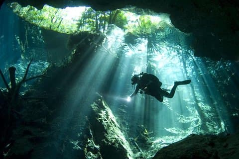 Cenotes 2-dagers dykkepakke i Riviera Maya