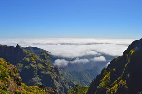 Bergtoppen van Madeira - bergwandeling