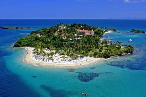 Cayo Levantado, die Bacardi Insel, als ganztägige Tour