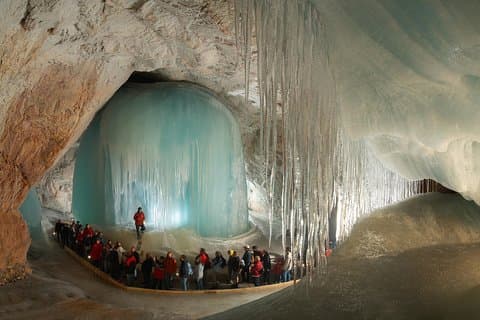Privat Werfen Ice Cave og Golling Vandfald fra Salzburg