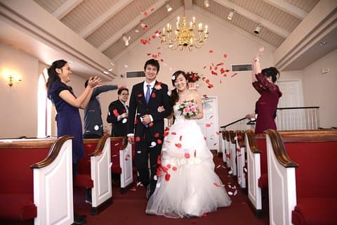 Bruiloft in Las Vegas in A Special Memory Wedding Chapel