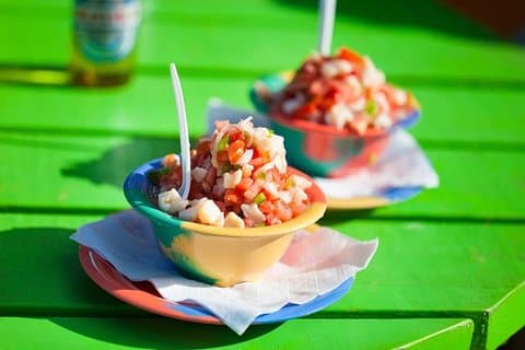 Conch Salad Cooking Lesson och provsmakning i Nassau