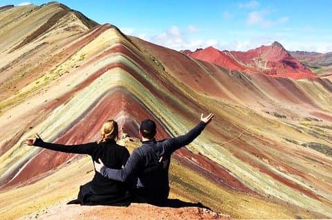 Volledige dagtour naar de Rainbow Mountain vanuit Cusco per paard