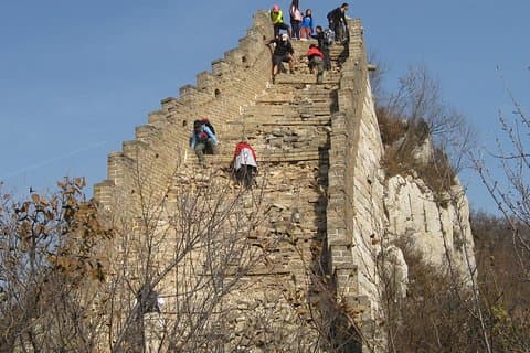 2 secties Great Wall-wandeltocht naar Mutianyu en Huanghuacheng