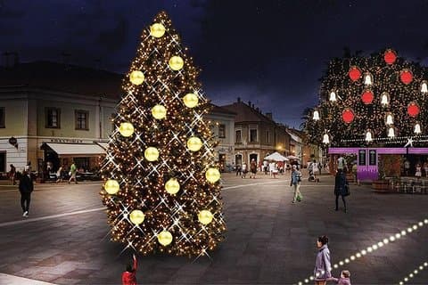 Eger Weihnachtsmarkt und Schlossbesuch