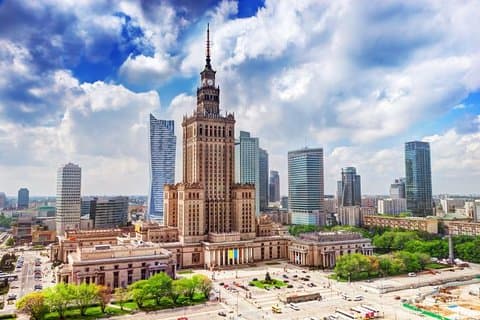 Warszawa privat tur fra Lodz med frokost