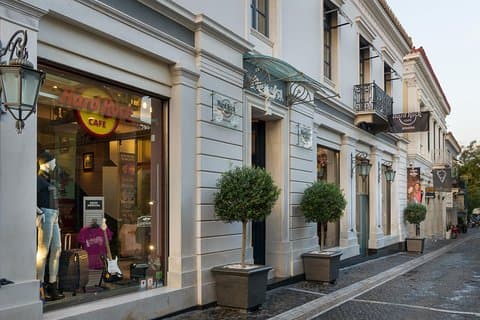 Hard Rock Cafe Athene met vaste lunch of diner