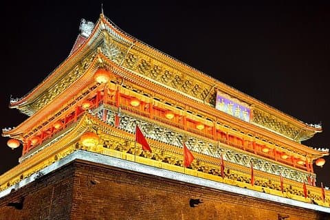 Freizeit Nacht Rundgang durch Xi'an