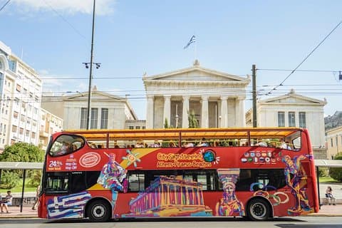 City Sightseeing Athens, Piraeus & Beach Riviera Hop-On Hop-Off Bus Tours