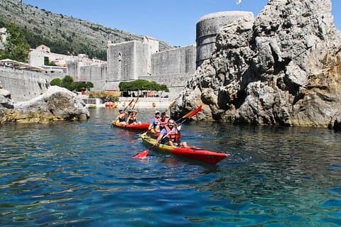 Dubrovnik: kayak de mar y snorkel