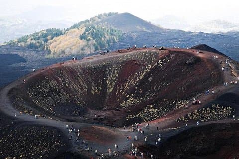 From Catania: Private Etna +Tasting 4 Wines Lunch in the Cellar