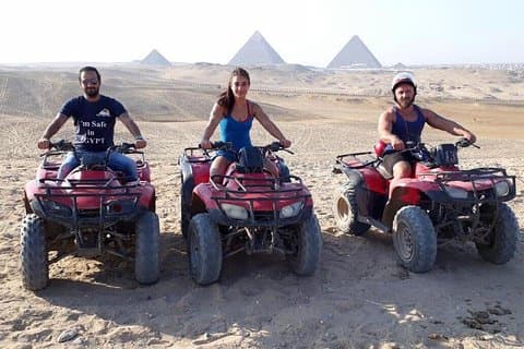 Day Tour Visit Giza Pyramids With Quad Bike And Camel Ride