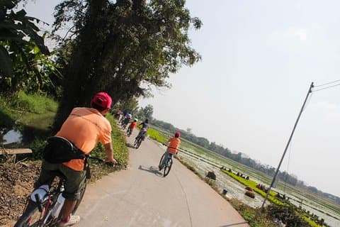 Halv-dag Lanna Countryside Cykeltur i Chiang Mai