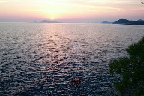 Sunset Kayaking from Lopud island