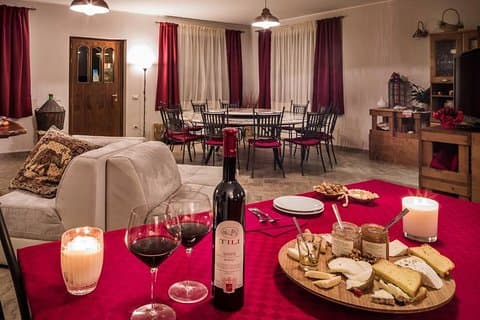 Wine and Cheeses