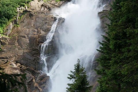 Visite privée d'une journée des cascades de Krimml au départ de Salzbourg