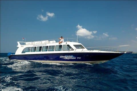 Blue Water Express Bootstransfer von Serangan oder Padang Bai nach Lombok oder umgekehrt