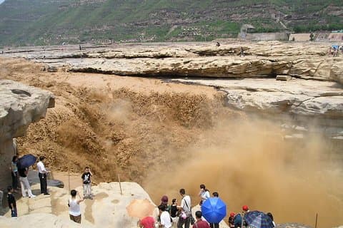 Tour privato del fiume Giallo di Xian alle cascate di Hukou