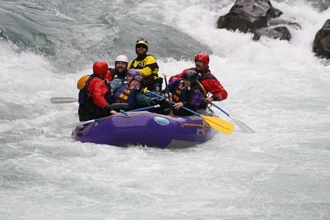 Half-Day Three Canyon Six Mile Creek Whitewater Rafting
