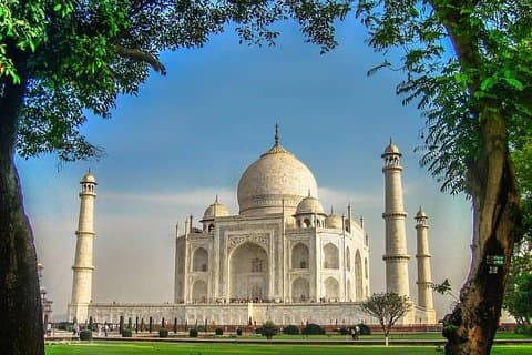 Excursion de 12 heures au lever du soleil au Taj Mahal au départ de Delhi en voiture privée