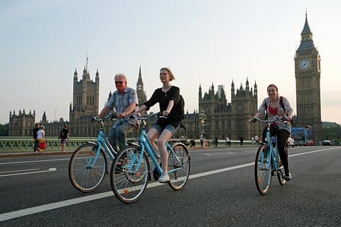 London Classic Wahrzeichen Fahrradtour mit Ortskundiger Reiseleiter