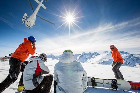 Aventura de Heliski alpino de día completo