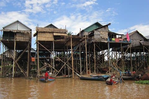 Tonle Sap Lake-drijvende dorpen-Mangrove Forest