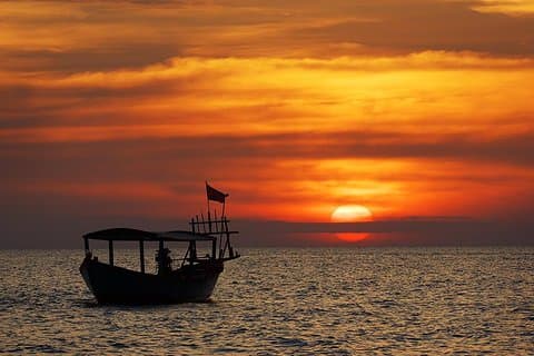 Tonle Sap Lake Sunset Cruise from Siem Reap