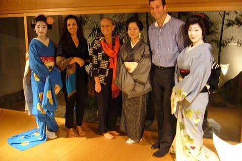 Privat middag med en geisha