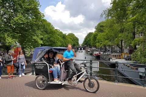 1,5 timers Amsterdam Rickshaw Tour