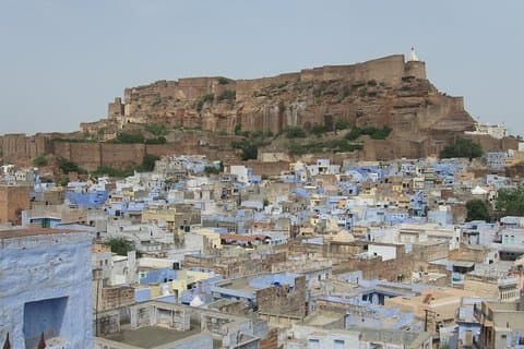 Jodhpur - Mehrangarh the Sita way Cook in a Blue House