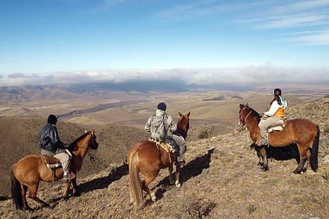 Uco Valley ridetur med tradisjonell argentinsk lunsj