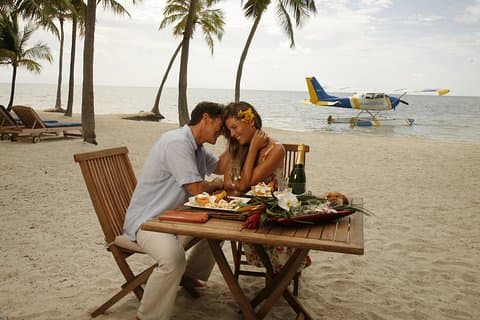 Vol privé en hydravion au départ de Miami avec déjeuner dans les Florida Keys