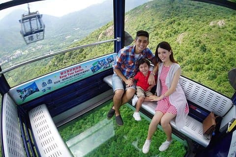 大嶼島のゴンピン（昂坪）360ケーブルカー・チケット