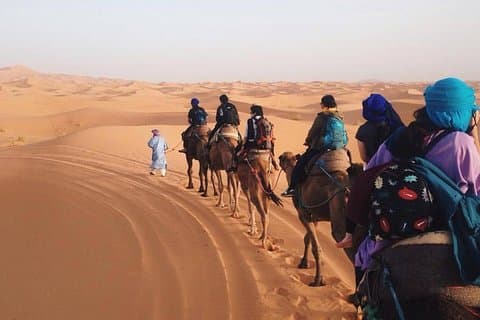 Fyra dagar delade ökenstur från Marrakech till Zagora och Merzouga