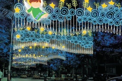 Tour combinato: Metro System, Christmas Lights e Food Tour of Medellin