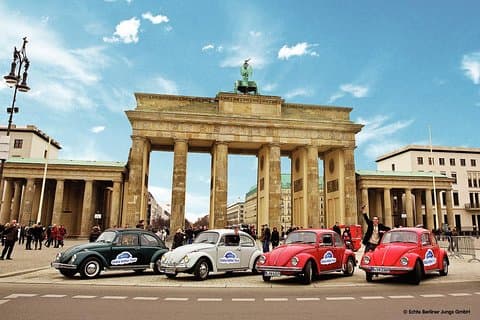 Tour privado de descubrimiento de Berlín de 4 horas en un Volkswagen Beetle Oldtimer