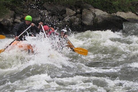 Rafting sul fiume Iskar